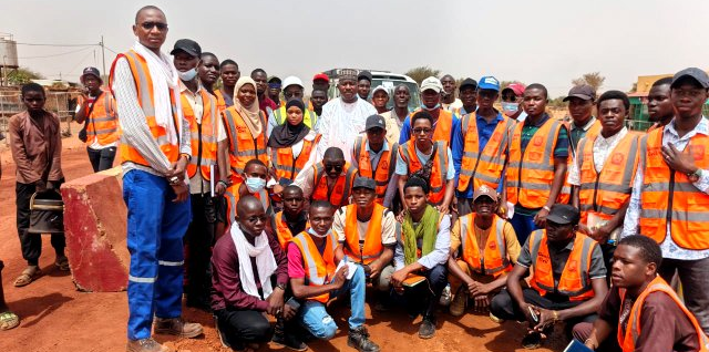Sortie pédagogique des étudiants de POLYTECH_Maradi sur les grands chantiers de  BTP à Niamey